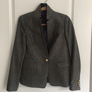 J. Crew one-button wool blazer